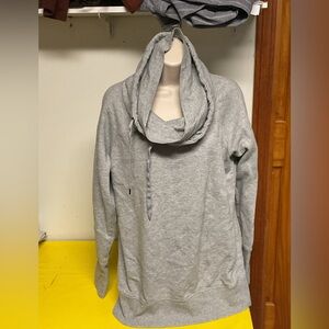 Sweater :Calvin Klein Gray Cowl Neck Sweater